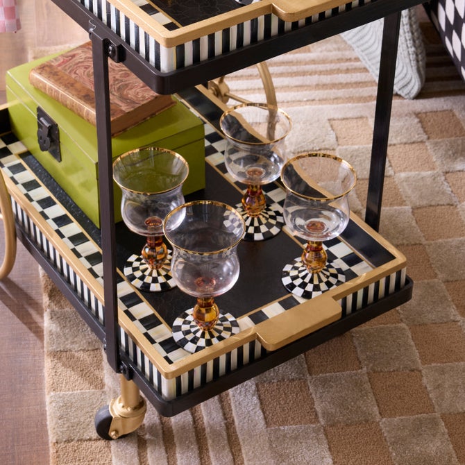 Courtly Check Wine Glass image number 12