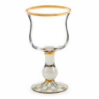 Sterling Check Wine Glass
