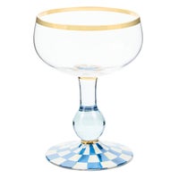 Royal Check Coupe Glass