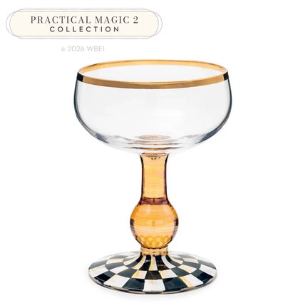 Courtly Check Coupe Glass