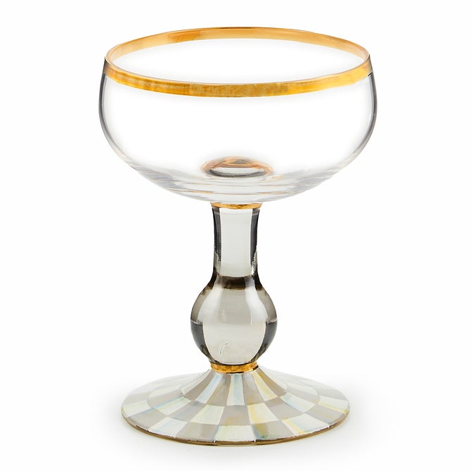 Sterling Check Coupe Glass image number 0