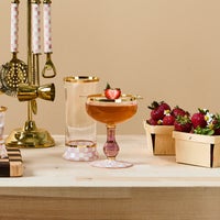 Rosy Check Glassware