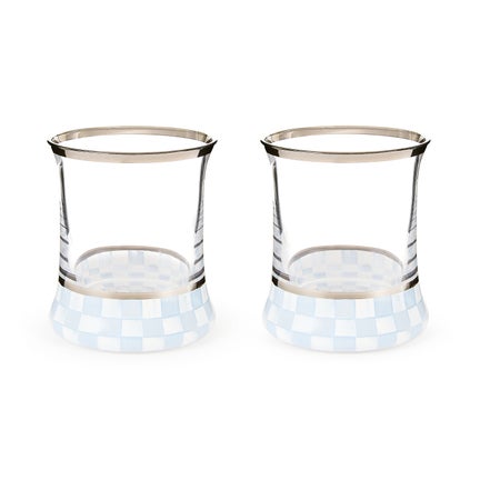 Gray Malin Ski Holiday Glass Tumblers, Set of 2