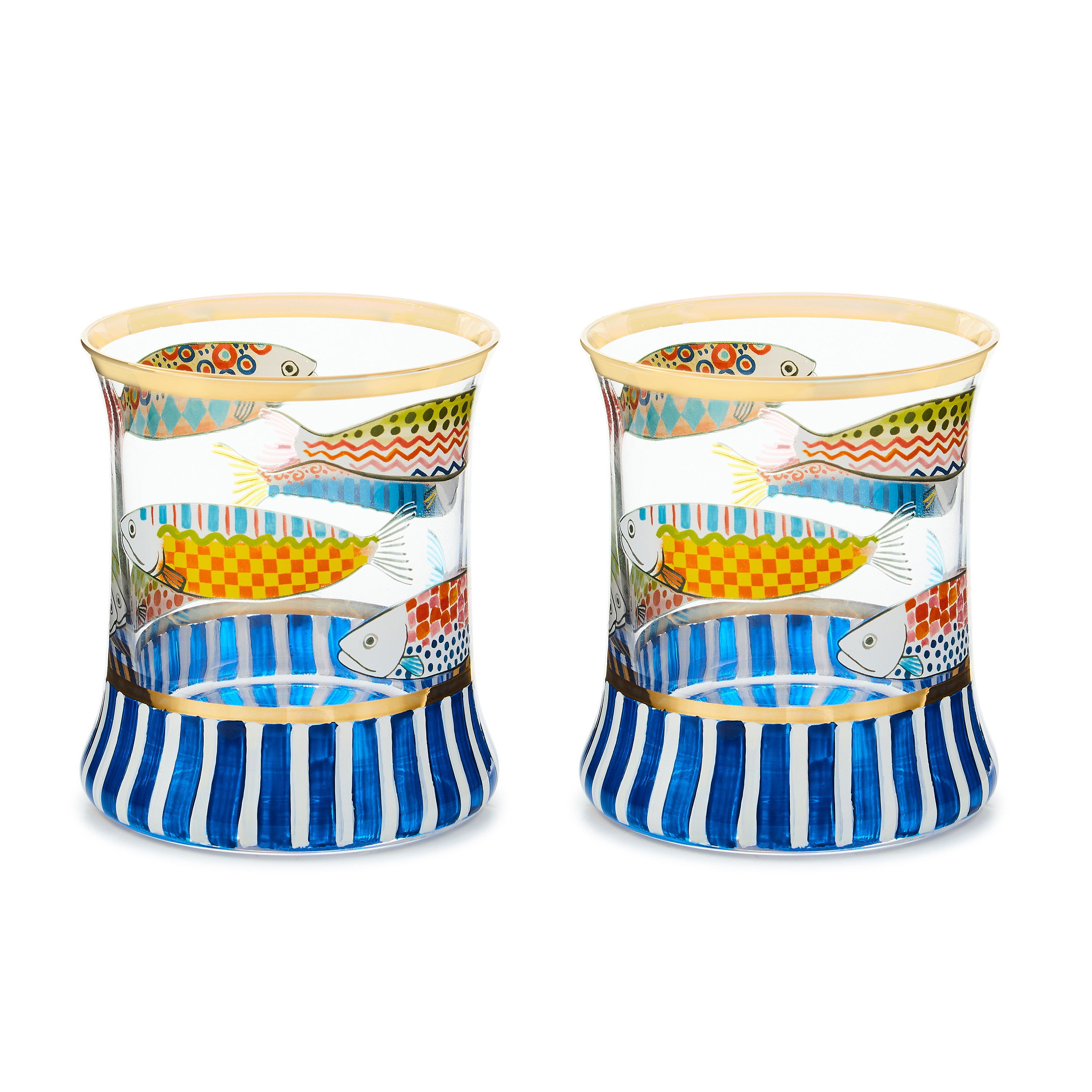 MacKenzie-Childs Go Fish Tumbler