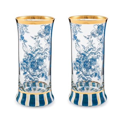 Royal English Garden Highball Glass, Set of 2