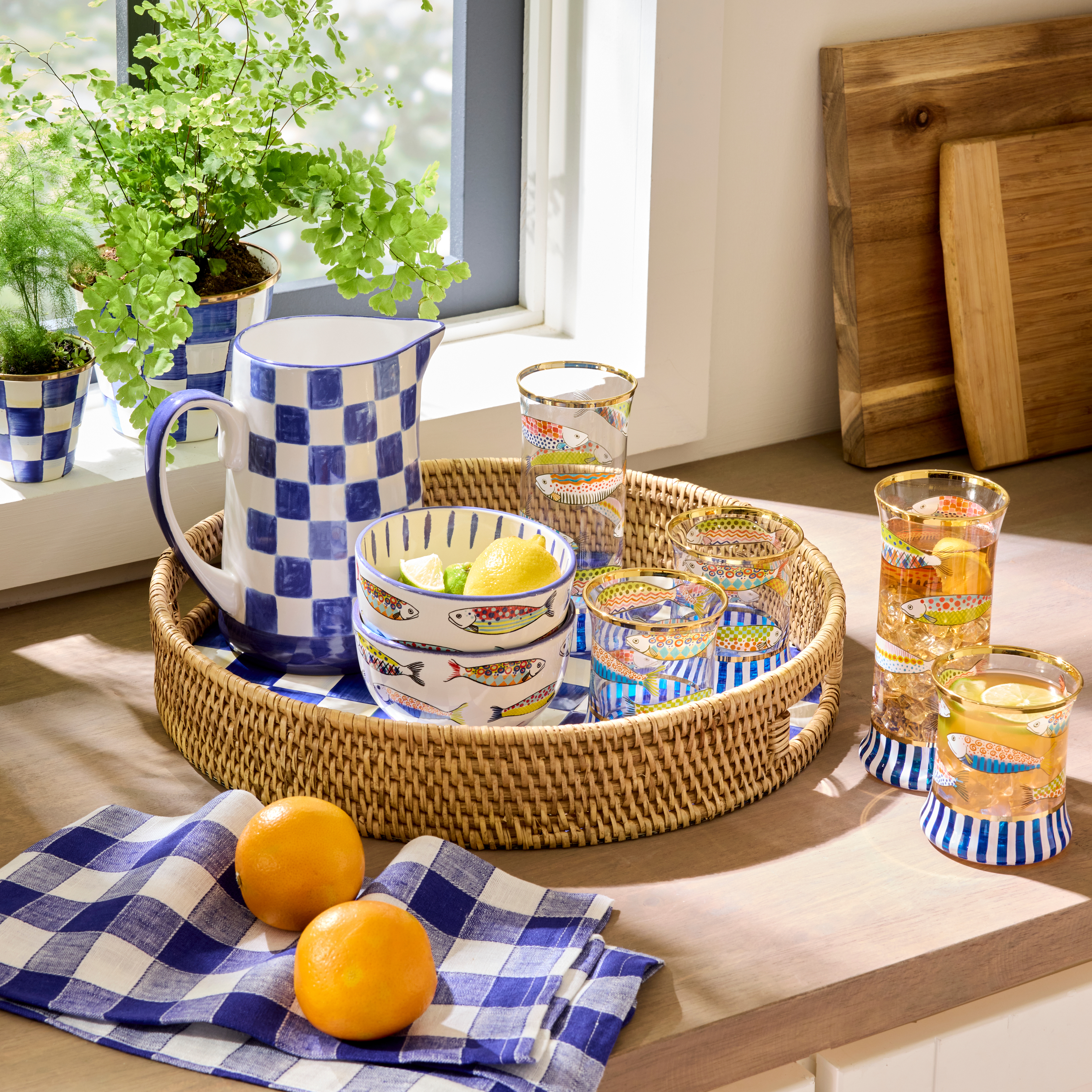 Go Fish Glassware