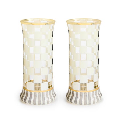 Carnival White Highball Glass, Set of 2