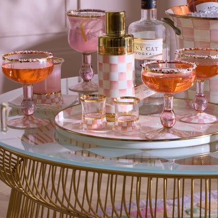 Rosy Check Shot Glass