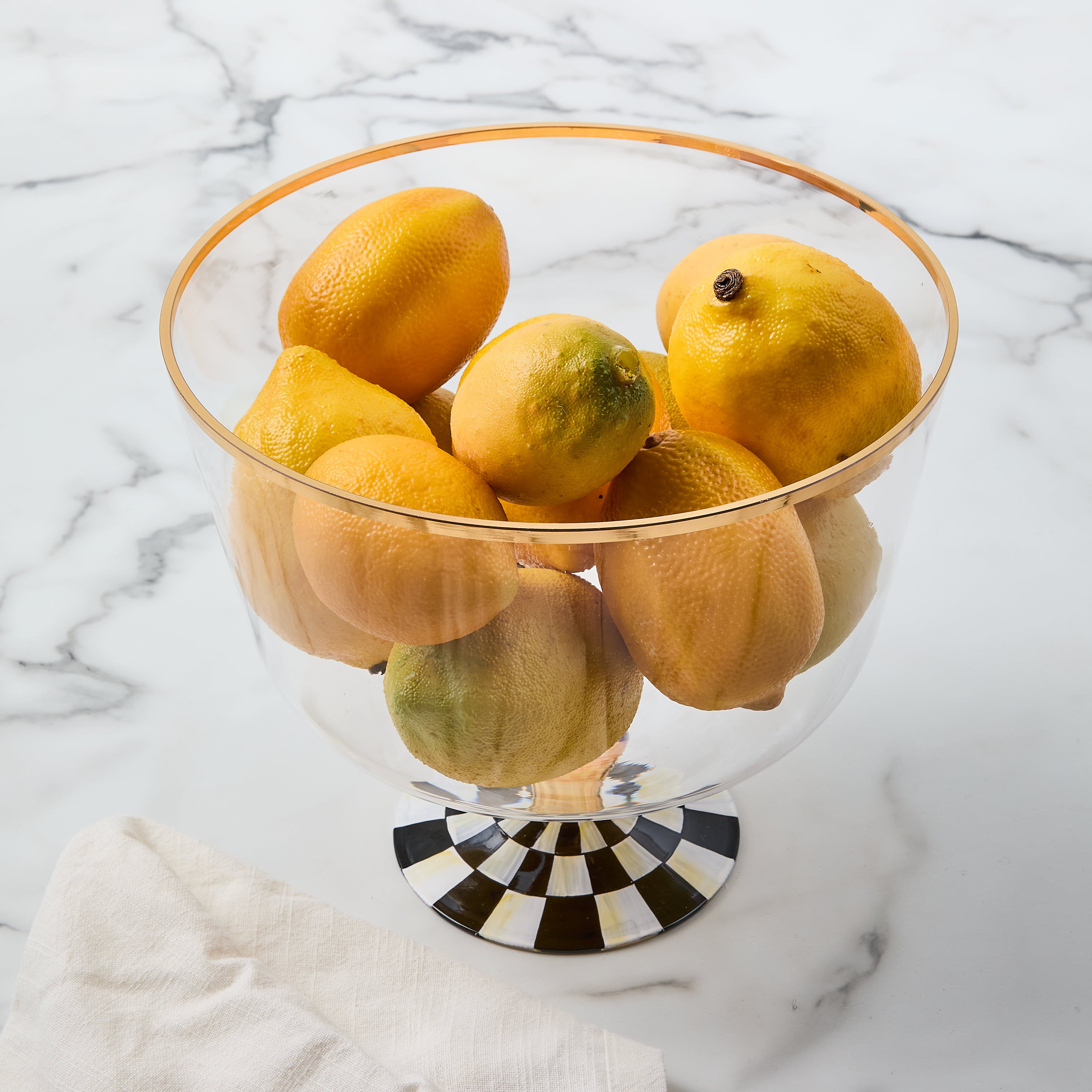MacKenzie-Childs | Courtly Check Glass Trifle