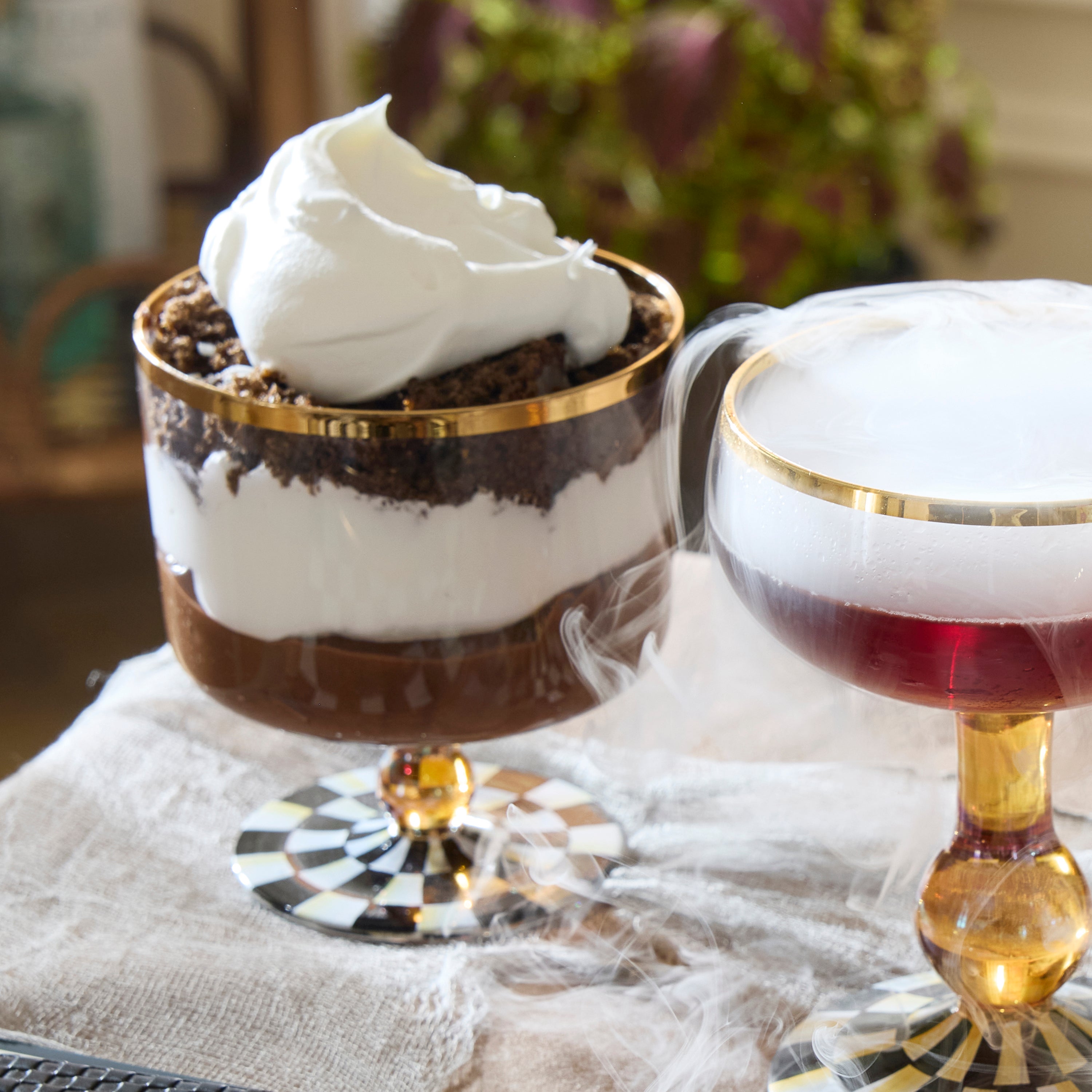 MacKenzie-Childs | Courtly Check Glass Sorbet
