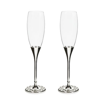 Celebrate Courtly Toasting Flutes, Set of 2