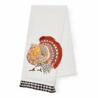 Turkey Applique Dish Towel