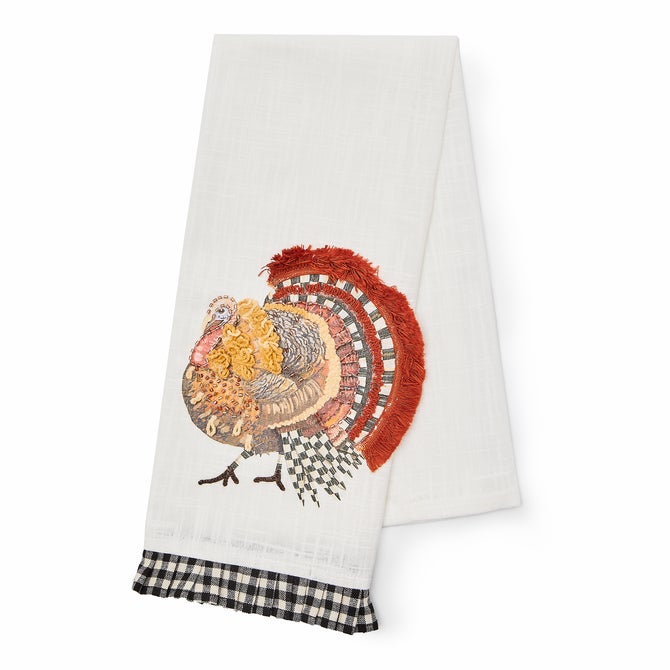 Turkey Applique Dish Towel image number 0