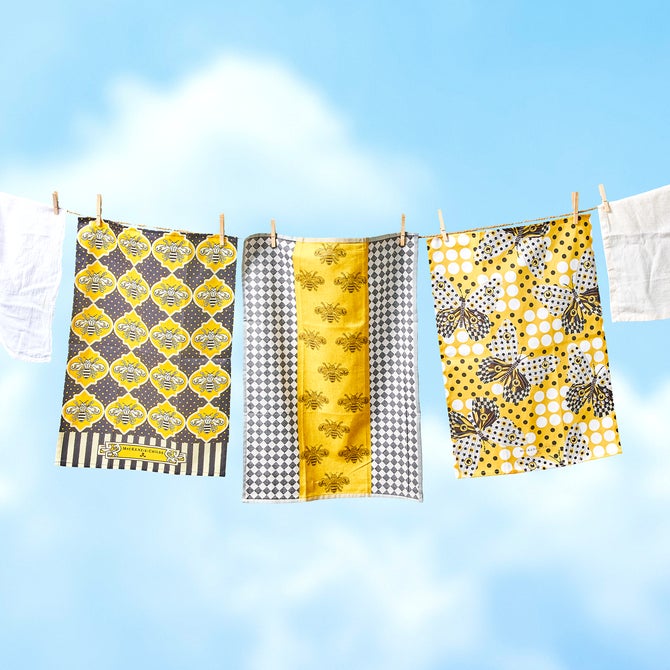 Queen Bee Woven Dish Towel image number 1