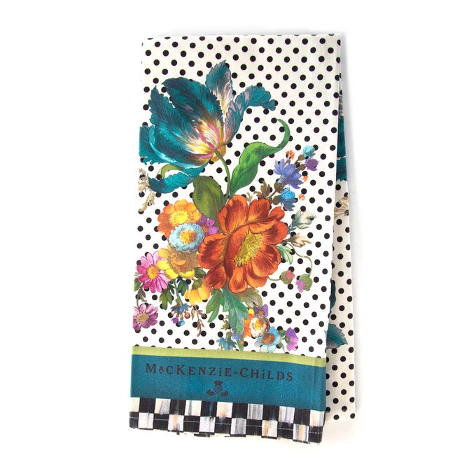 Flower Market Dish Towel image number 0