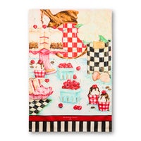 Cherry Bake Shop Printed Dish Towel