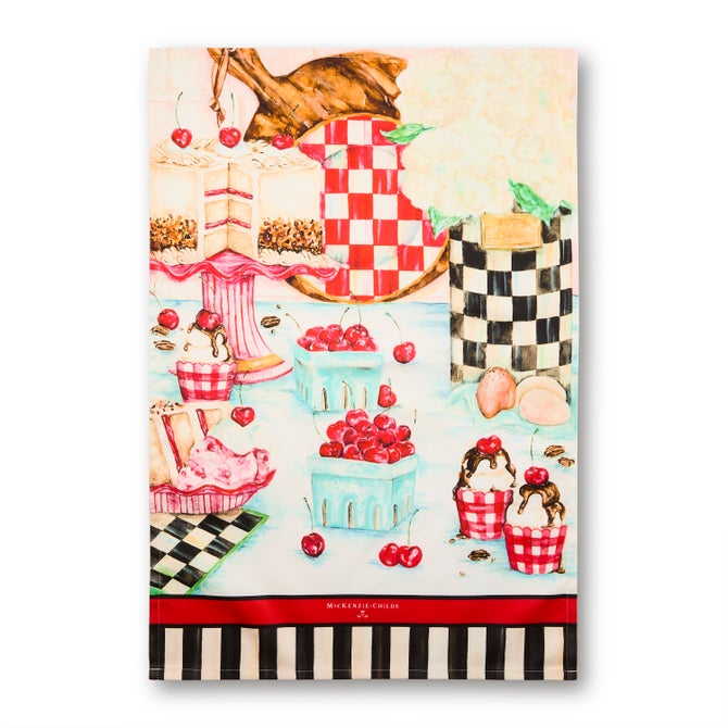 Cherry Bake Shop Printed Dish Towel image number 2