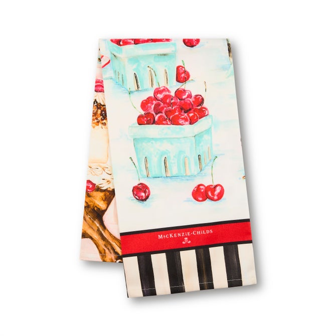 Cherry Bake Shop Printed Dish Towel image number 0