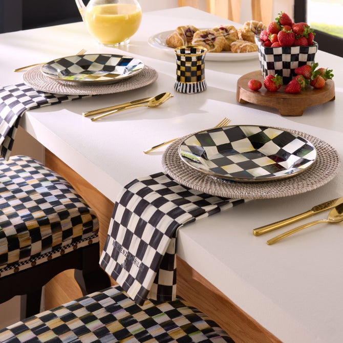 Courtly Check Dish Towel image number 4