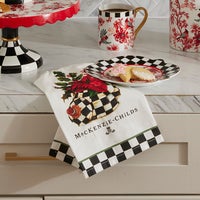 Poinsettia Tea Kettle Dish Towel