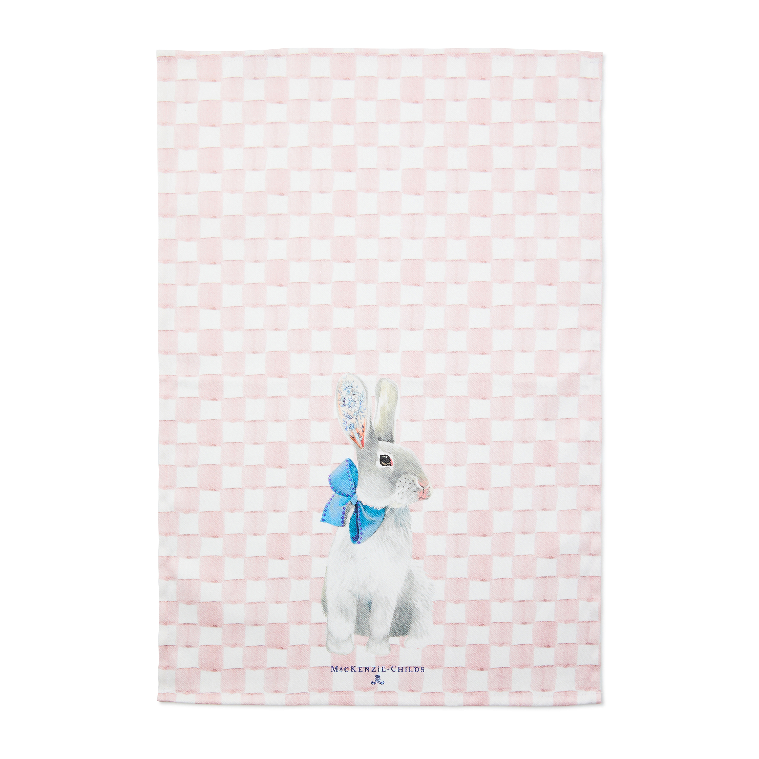 MacKenzie-Childs Tattoo Bunny Dish Towel - Thumbnail 3