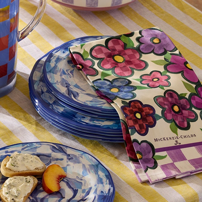 Posy Printed Dish Towel image number 1