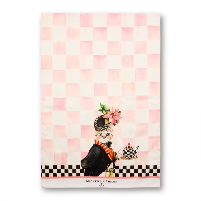 Miss Kitty Printed Dish Towel image number 2