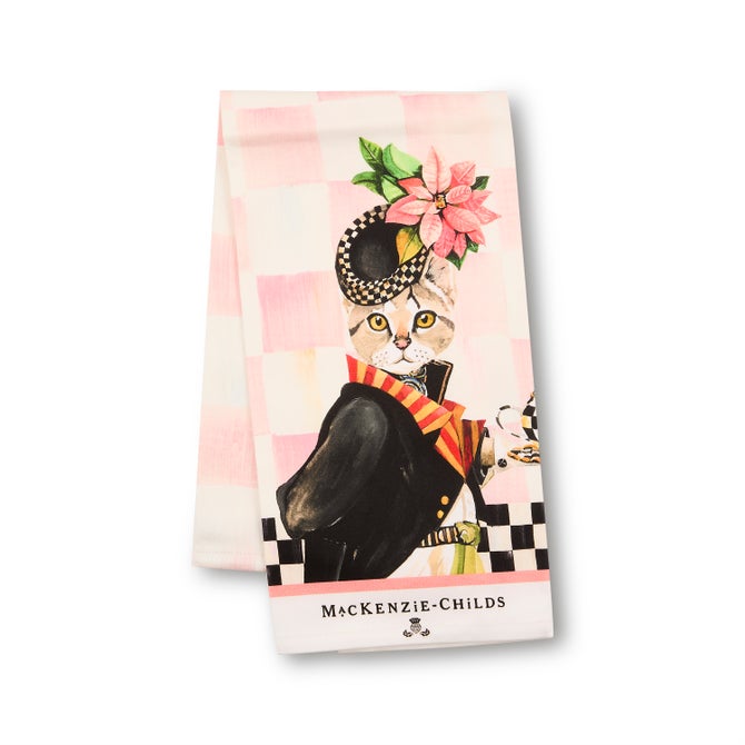 Miss Kitty Printed Dish Towel image number 0