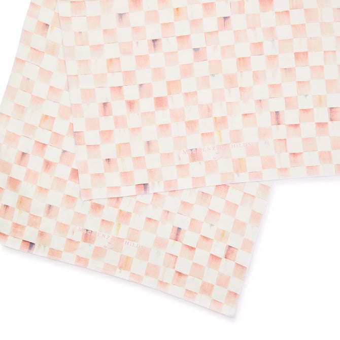 Rosy Check Dish Towel image number 2