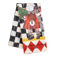 Scottish Santa Dish Towel