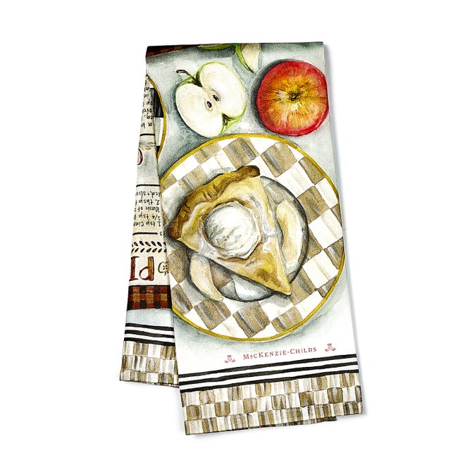 Apple Pie Recipe Dish Towel image number 2