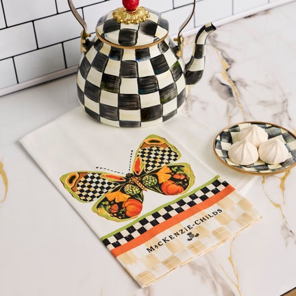 Harvest Moth Printed Dish Towel