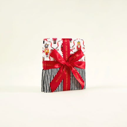 Posh Peanut Nutcrackers & Stripe Patoo Blanket