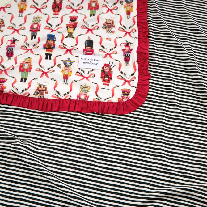 Posh Peanut Nutcrackers & Stripe Patoo Blanket image number 1