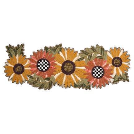 Sunflower Beaded Table Runner