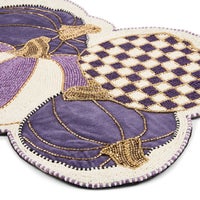 Violet Pumpkins Table Runner