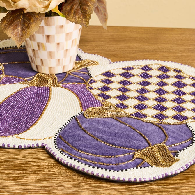 Violet Pumpkins Table Runner image number 1