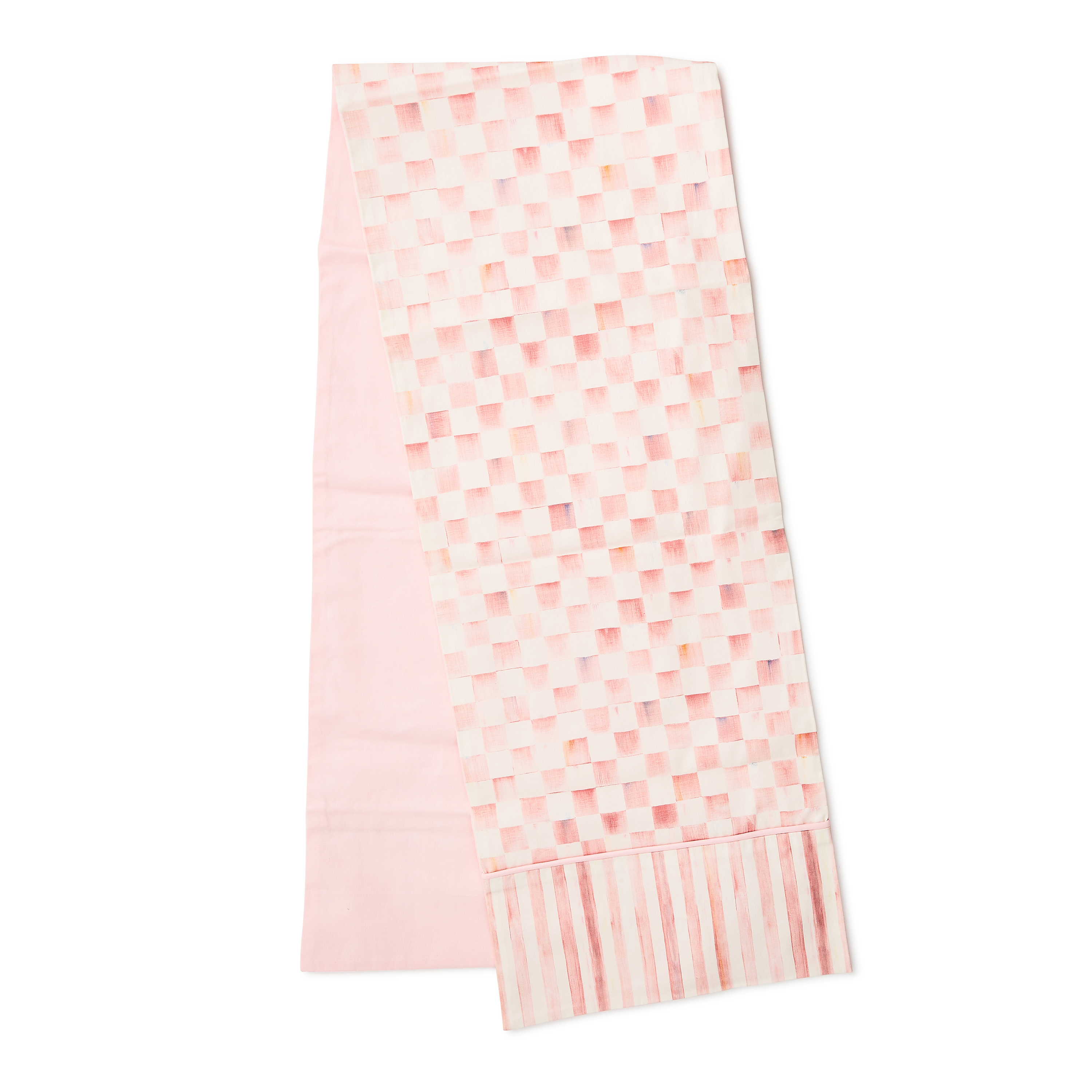 MacKenzie-Childs Rosy Check Table Runner - Thumbnail 2