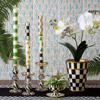 Courtly Check Black Table Runner