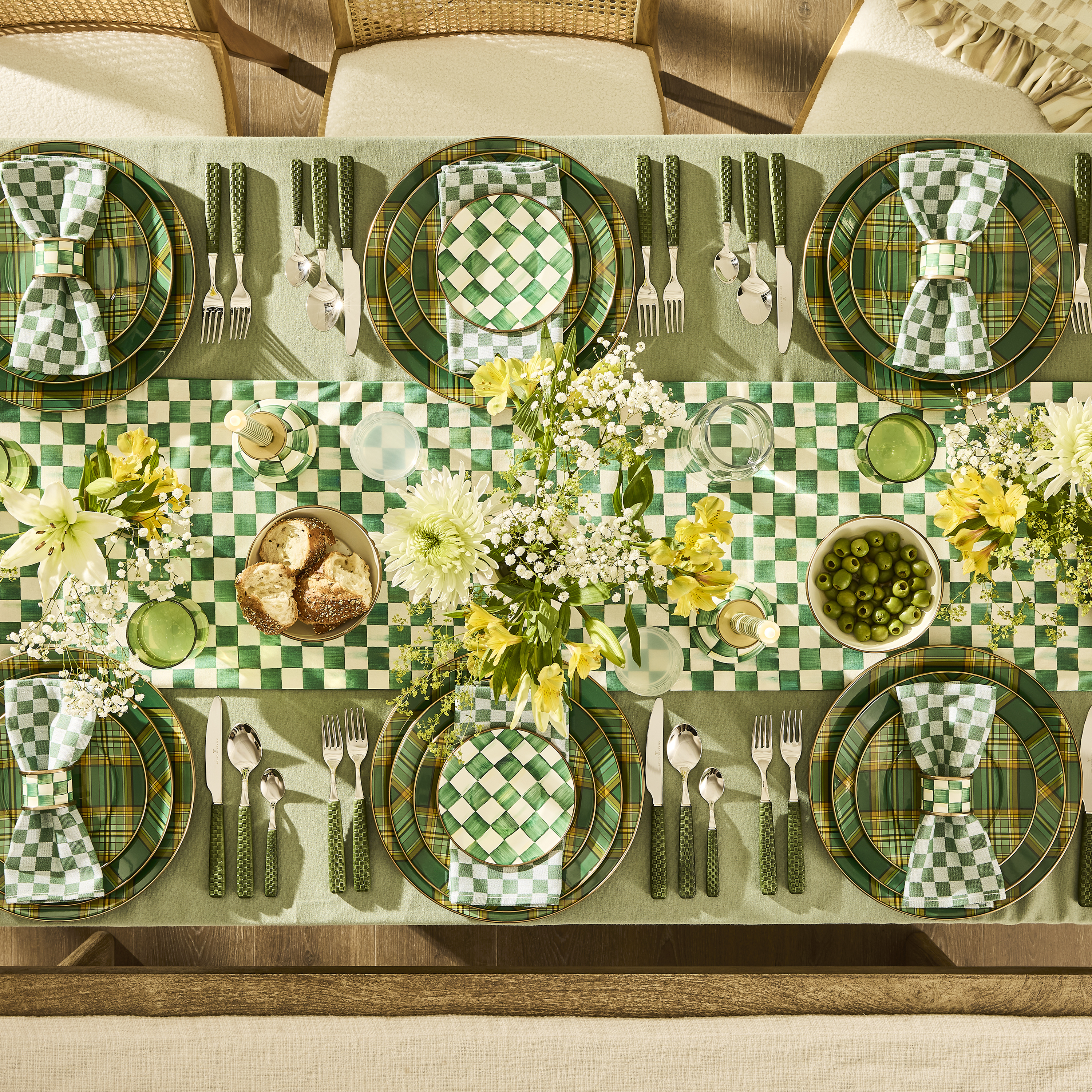 MacKenzie-Childs Check Table Runner - Thumbnail 2