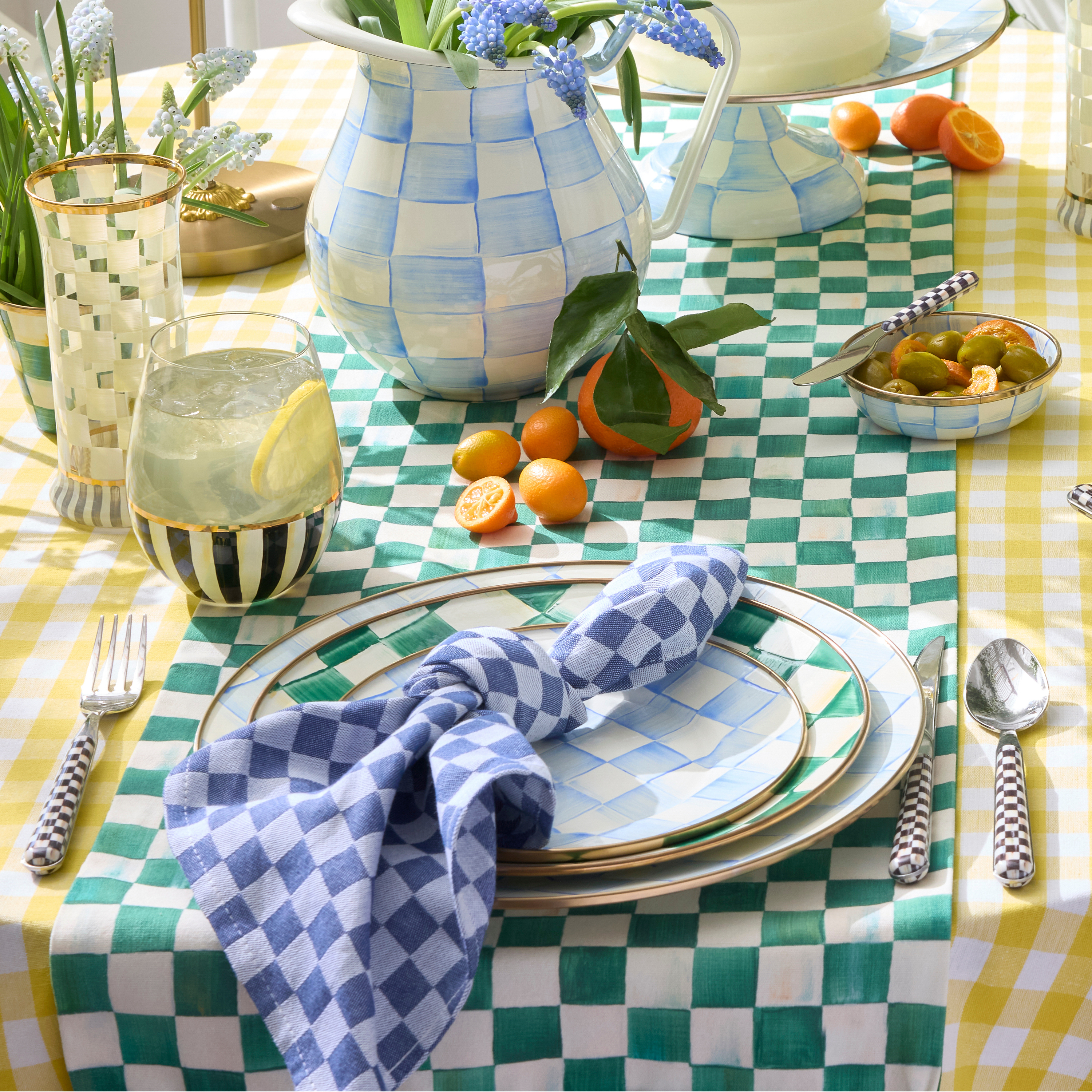 MacKenzie-Childs Check Table Runner - Thumbnail 3