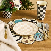 Natural Noel Jolly Ornaments Placemat