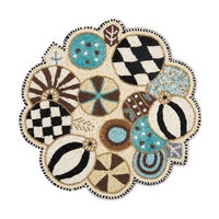 Natural Noel Jolly Ornaments Placemat