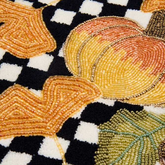 Checked Pumpkin Harvest Placemat image number 2