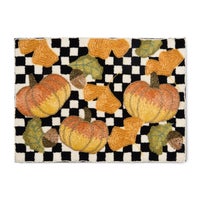 Checked Pumpkin Harvest Placemat