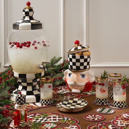 Jolly Ornaments Beaded Placemat