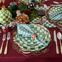 Jolly Ornaments Beaded Placemat