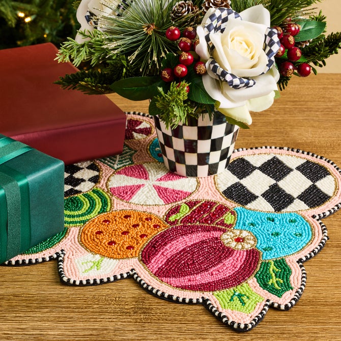 Confetti Jolly Ornaments Table Runner image number 1