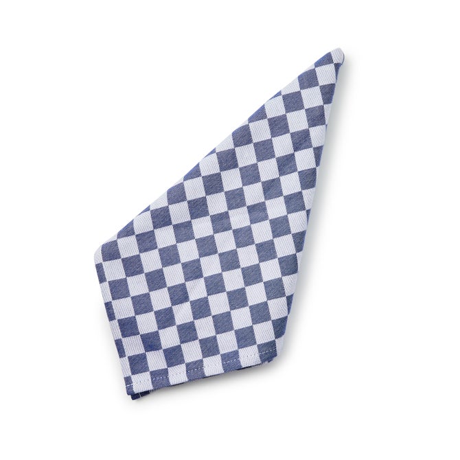 Indigo Check Napkin, Set of 4 image number 0