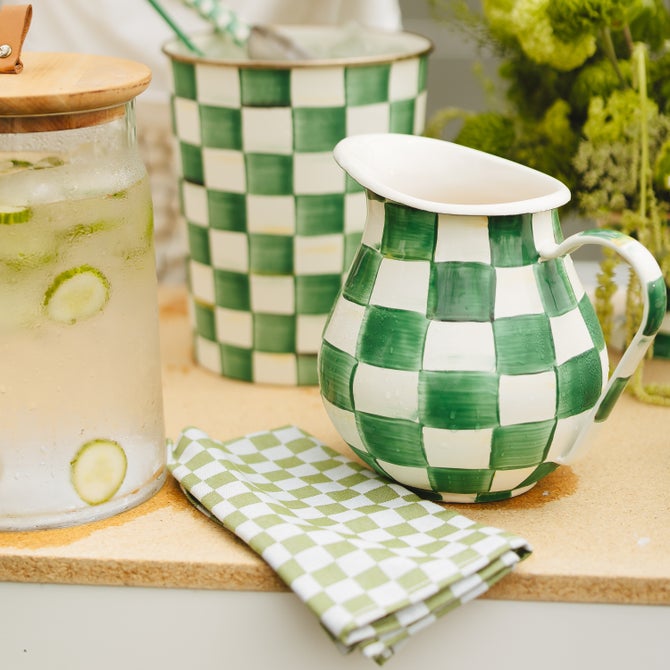 Green Check Napkin, Set of 4 image number 3